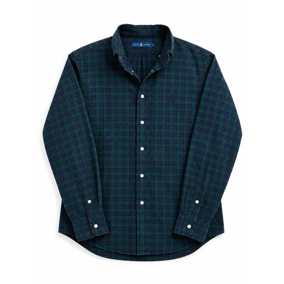 Ralph Lauren Other - Ralph Lauren Plaid Button Down Shirt Men Small Blue Green Pony Logo Cotton